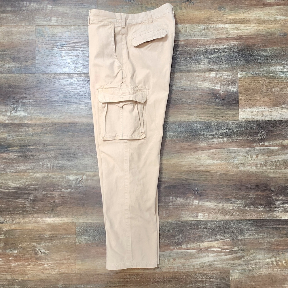 BROOKS BROTHERS KHAKIS CARGO PANTS BUTTON FLY SIZE 34/30 - Picture 6 of 7